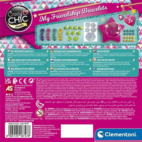 Kit zur Herstellung von Armbändern Clementoni