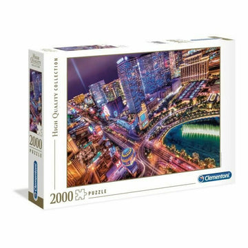 Puzzle Clementoni Las Vegas 97,5 x 66,8 cm 2000 Stücke