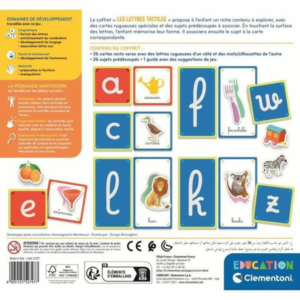 Lernspiel Clementoni Les lettres tactiles (FR)