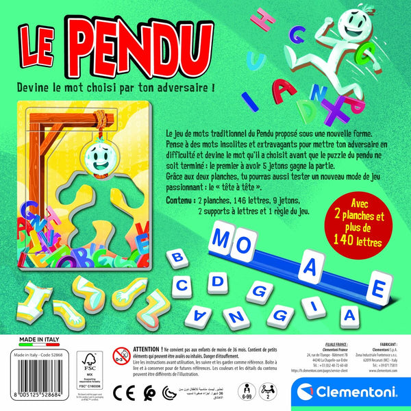 Tischspiel Clementoni Le pendu