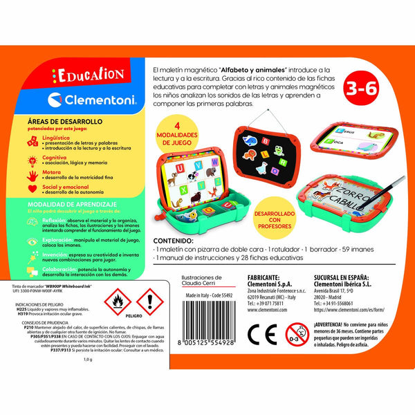 Lernspiel Clementoni 27,5 x 23 x 5 cm Plattenspeicher