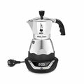 Italienische Kaffeemaschine Bialetti EAsy Timer 6 Stahl Aluminium 500 ml 6 Tassen