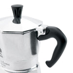 Italienische Kaffeemaschine Bialetti Moka Express Silberfarben Aluminium Metall 60 ml 1 Tasse