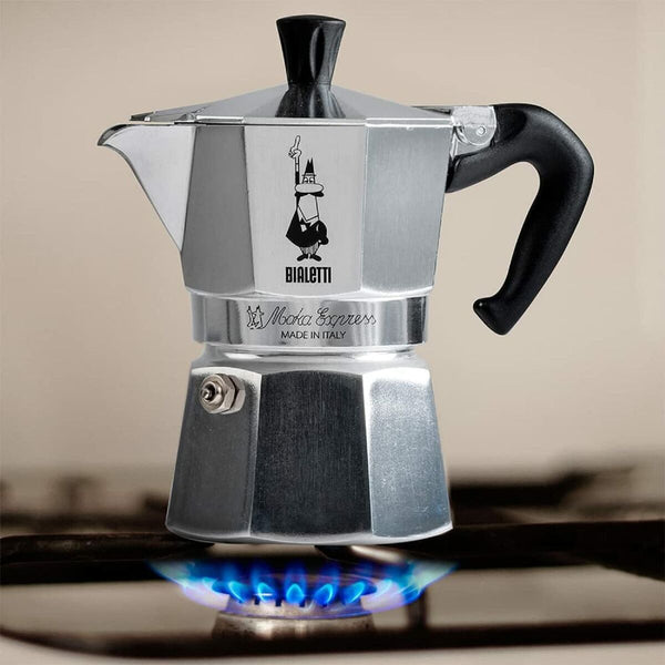 Italienische Kaffeemaschine Bialetti Moka Express Aluminium 200 ml 3 Kopper