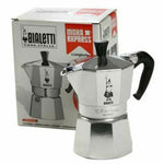 Italienische Kaffeemaschine Bialetti Moka Express Aluminium 12 Kopper 0,75 L