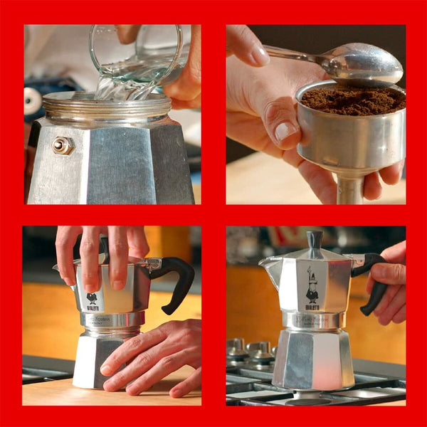 Italienische Kaffeemaschine Bialetti 0001167/MR Silberfarben