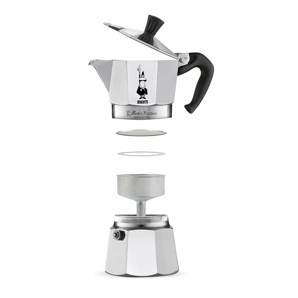 Italienische Kaffeemaschine Bialetti 0001167/MR Silberfarben