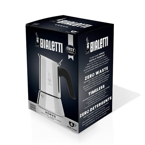 Italienische Kaffeemaschine Bialetti 0007254 Silberfarben Edelstahl 4 Kopper 200 ml