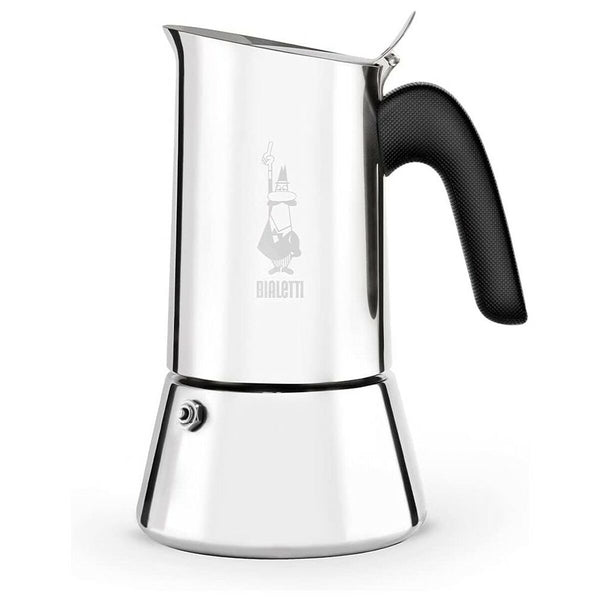 Italienische Kaffeemaschine Bialetti Venus box Silberfarben Metall Edelstahl