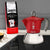 Italienische Kaffeemaschine Bialetti Moka Induction Schwarz Edelstahl Aluminium 200 ml 4 Kopper