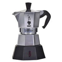 Italienische Kaffeemaschine Bialetti 2778/MR Schwarz Aluminium 90 ml 2 Kopper