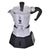 Italienische Kaffeemaschine Bialetti 2778/MR Schwarz Aluminium 90 ml 2 Kopper