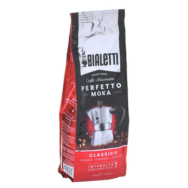 Italienische Kaffeemaschine Bialetti Silberfarben Edelstahl 240 ml 6 Tassen