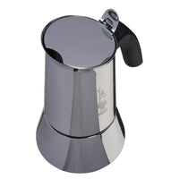 Italienische Kaffeemaschine Bialetti Silberfarben Edelstahl 240 ml 6 Tassen