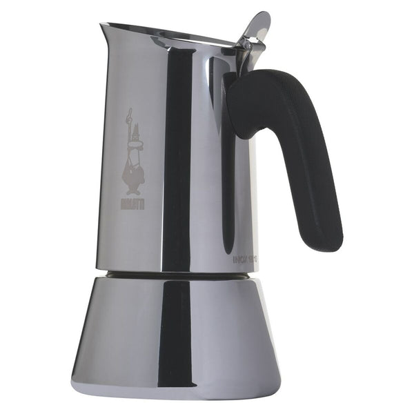 Italienische Kaffeemaschine Bialetti Silberfarben Edelstahl 240 ml 6 Tassen