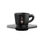 Satz von Kaffeetassen Bialetti 700000671 Schwarz Porzellan 75 ml