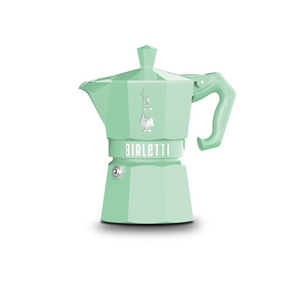 Italienische Kaffeemaschine Bialetti MOKA EXCLUSIVE GREEN 3T grün Aluminium 3 Kopper