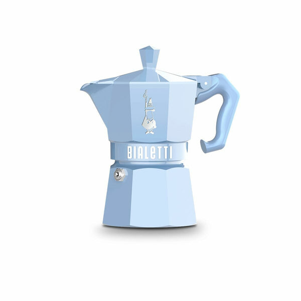 Italienische Kaffeemaschine Bialetti MOKA EXCLUSIVE Blau Aluminium 3 Kopper