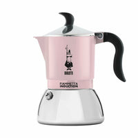 Italienische Kaffeemaschine Bialetti 29589 Edelstahl Aluminium 2 Kopper Rosa