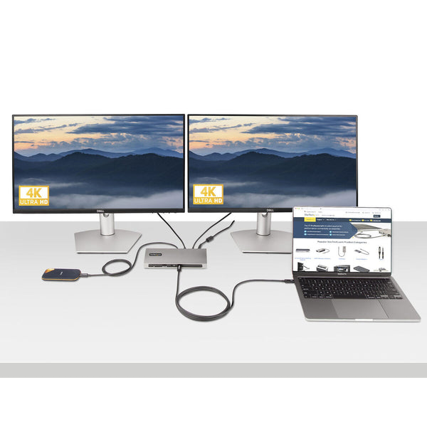 USB-Kabel Startech A40G2MB-TB4-CABLE Schwarz 2 m