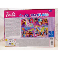 Set mit 4 Puzzeln Barbie MaxiFloor 192 Stücke 35 x 1,5 x 25 cm