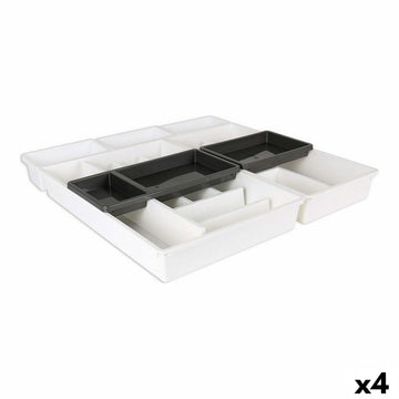 Besteckkasten Tontarelli Bella Weiß 7 Stücke 49,5 x 49,2 x 6,7 cm (4 Stück)