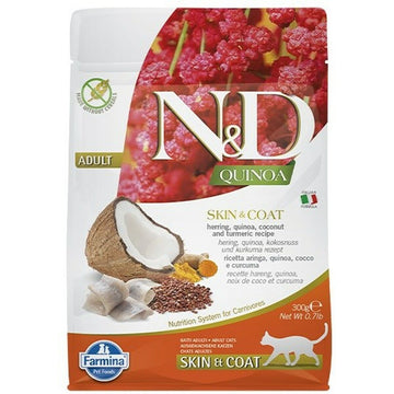 Katzenfutter Farmina Skin&Coat Erwachsener Coco Fisch Lamm 300 g