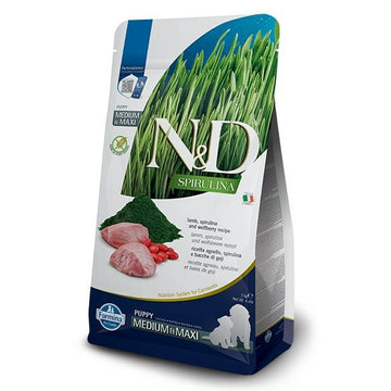 Hundefutter Farmina Puppy MED/MAXI Spirulina Welpe/Junior Lamm 2 Kg