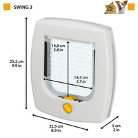 Katzenklappe Ferplast Swing 3 Bronze 22,5 x 5,5 x 5 cm Kunststoff
