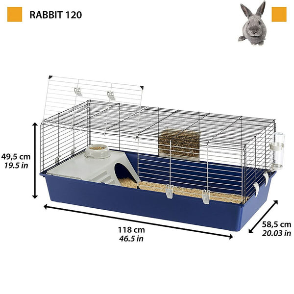 Käfig Ferplast Rabbit 120 Metall Kunststoff 11,8 x 58,5 x 49,5 cm