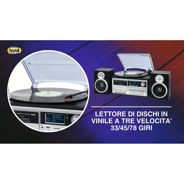 Plattenspieler Trevi 0T107230 Holz