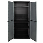Schrank Curver Dunkelgrau Kunststoff 68 x 166 x 39 cm