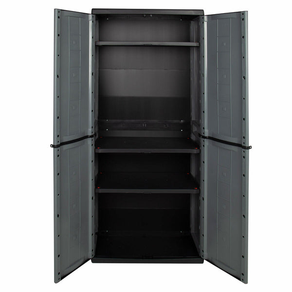 Schrank Curver Dunkelgrau Kunststoff 68 x 166 x 39 cm