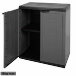 Schrank Curver Dunkelgrau Kunststoff 68 x 87 x 39 cm