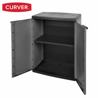 Schrank Curver Dunkelgrau Kunststoff 68 x 87 x 39 cm