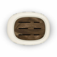 Küchenmesserset und Halterung Smeg KBSF02CR Creme