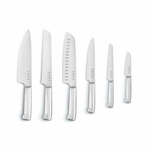 Küchenmesserset und Halterung Smeg KBSF02BL