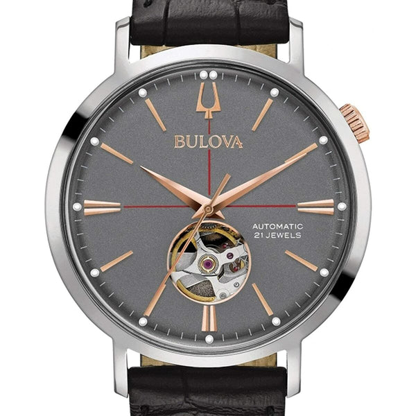 Herrenuhr Bulova 98A187 Schwarz Grau