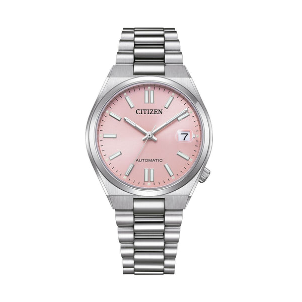 Unisex-Uhr Citizen TSUYOSA Automatic Silberfarben (Ø 37 mm)