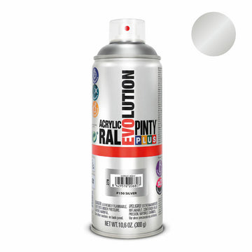 Sprühfarbe Pintyplus Evolution P150 400 ml Silberfarben