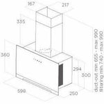 Konventioneller Rauchfang Elica Schwarz