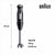 Handrührgerät Braun 0X22111502 1000 W Schwarz