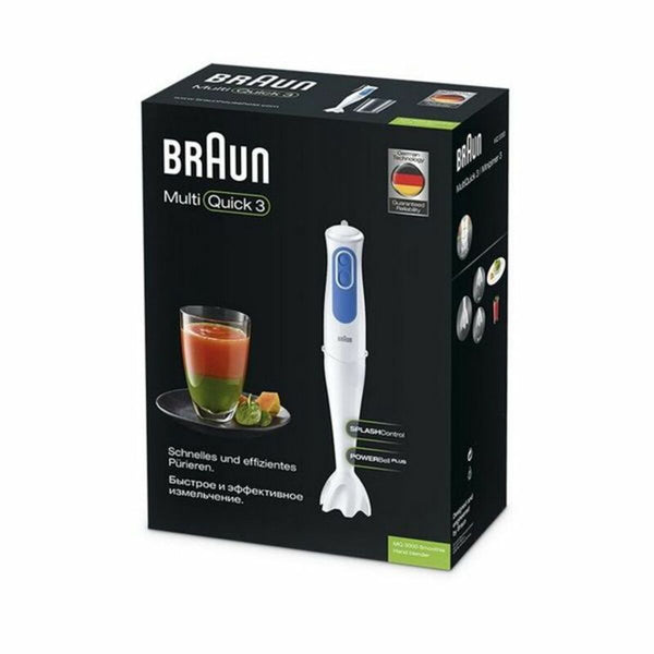 Handrührgerät Braun MQ 3000 Smoothie Weiß Weiß/Blau 700 W