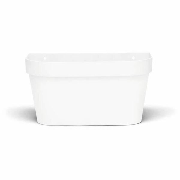 Selbstbewässernder Blumentopf Garden ID Weiß