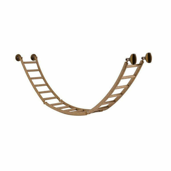Käfigzubehör IMAC 20,5 X 1 X 6,5 CM Leiter Halsband Braun