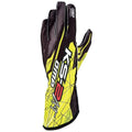 Karting Handschuhe OMP KS-2 ART Gelb/Schwarz Schwarz Schwarz/Gelb S