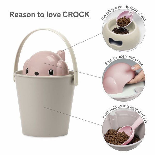 Dose für Tierfutter United Pets Rosa 2 Kg