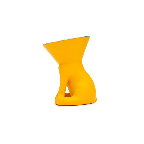 Futternapf für Hunde United Pets Elisabeth Yellow Edelstahl Polyäthylen 1 L