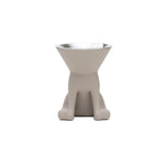 Futternapf für Hunde United Pets Up Elisabeth Grau Edelstahl Polyäthylen 1 L