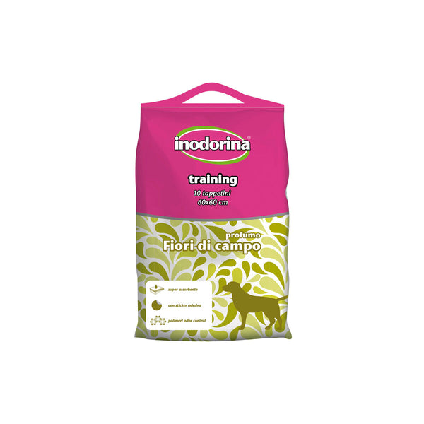 Saugende Unterlage Inodorina WILD FLOWER 60 x 60 cm (10 Stück)